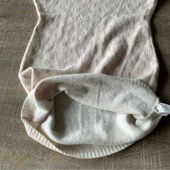 La Fee Maraboutee Women's Coquette Knit Mini Dress France Wool Angora Romantic S - Picture 9 of 14